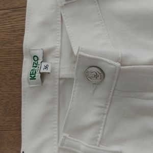 Kenzo Paris White Jeans